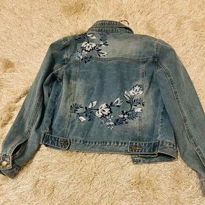 Floral Jean Jacket